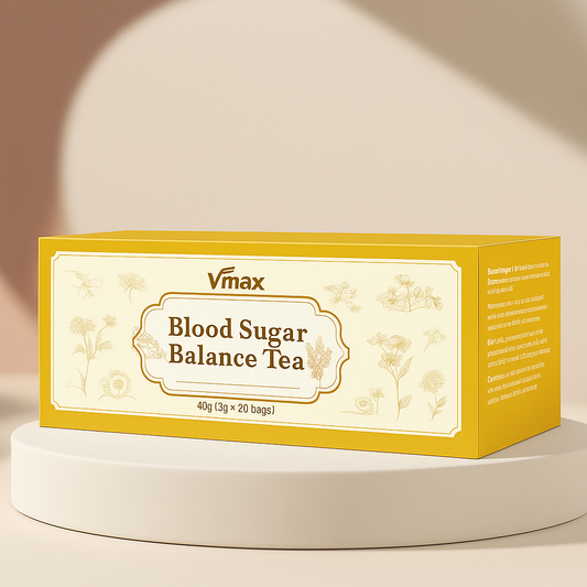 VMax Blood Sugar Balance Tea – Herbal Support for Glucose & Metabolic Health