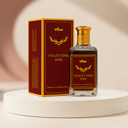 VMax Vitality Tonic Wine – Herbal Fortified Drink for Strength, Energy & Wellness