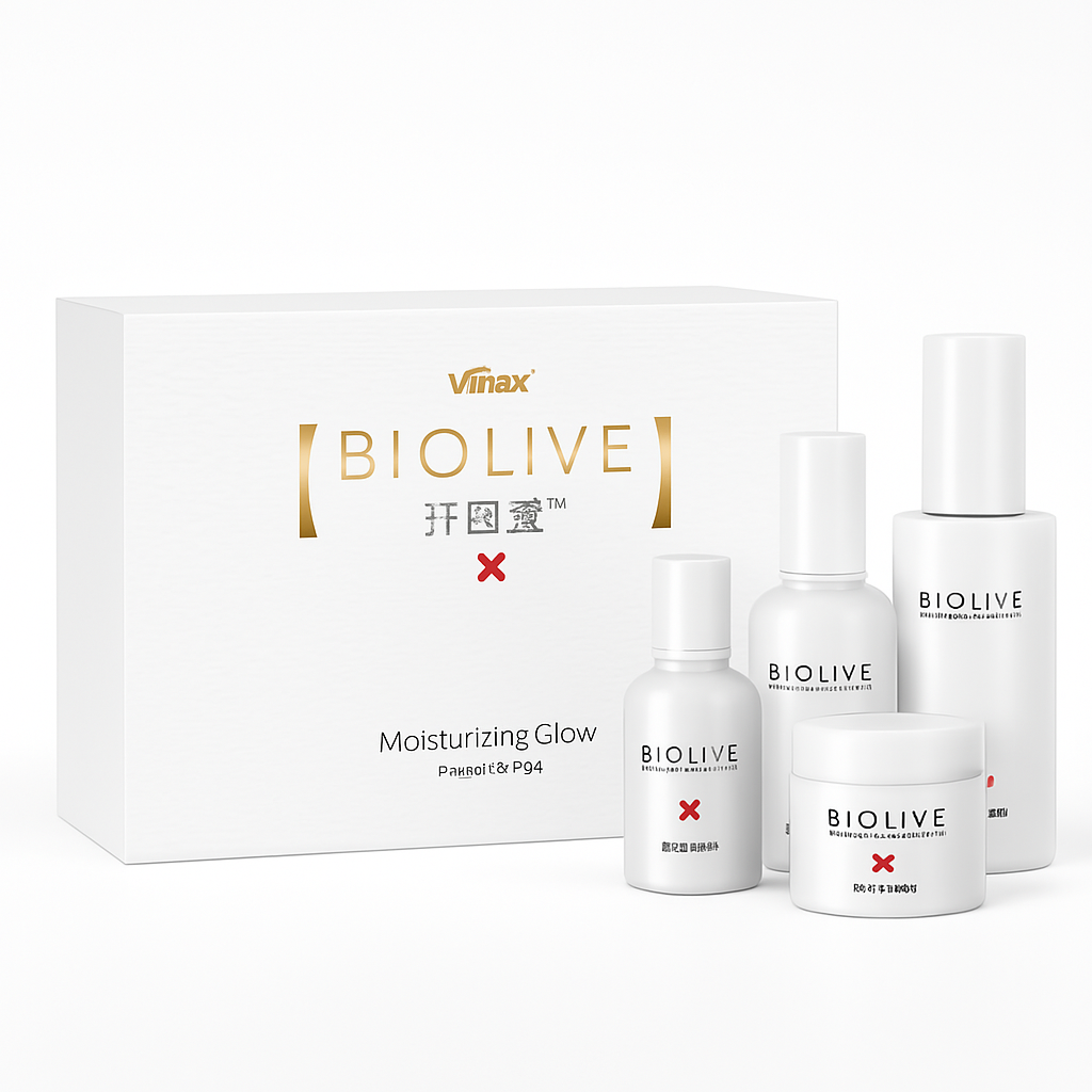 Vmax Biolive Moisturizing Gloss Set – Advanced Peptide Lip Care & Skin Rejuvenation